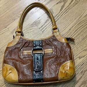 ORLA KIELY PATENT LEATHER BAG‎